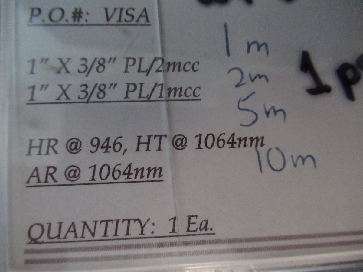 ex Nasa Optical Lens 1064 nm Laser Optics