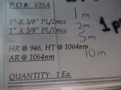 ex Nasa Optical Lens 1064 nm Laser Optics