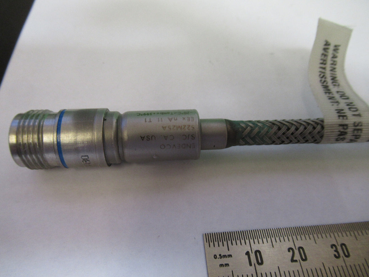 MEGGITT ENDEVCO 522M25A HIGH TEMP PIEZO PRESSURE SENSOR AS PICTURED &TB-4-X