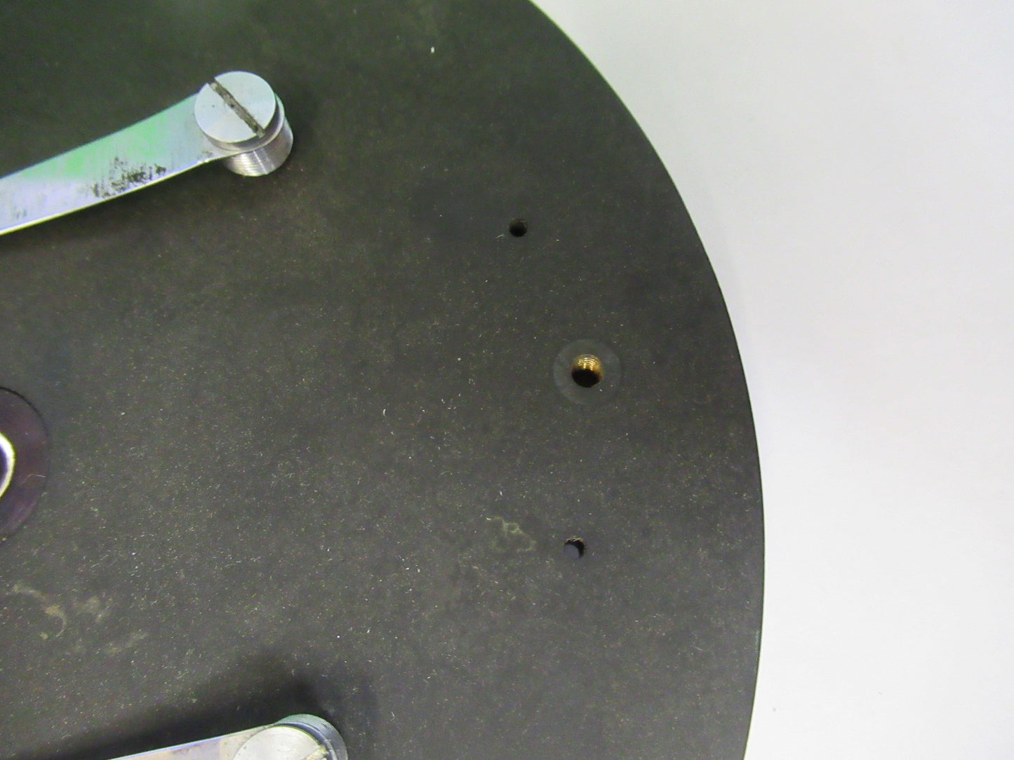 UNITRON JAPAN STAGE TABLE CLIPS IRIS OPTICS MICROSCOPE PART AS PICTURED V3-A-49