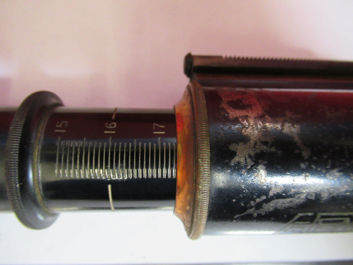 Antique Brass Spencer Lens Co. Tubus + Nosepiece Microscope Part