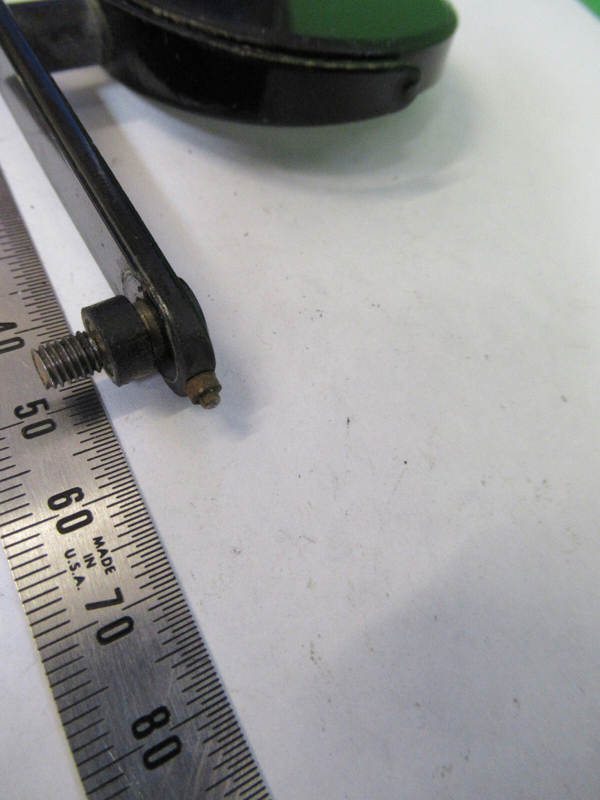 ANTIQUE BAUSCH LOMB MIRROR ASSEMBLY MICROSCOPE PART AS PICTURED X2-A-65