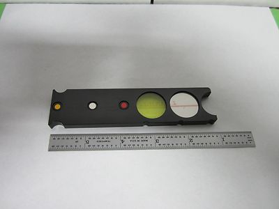 Microscope Part Filter Slide Yellow Optics