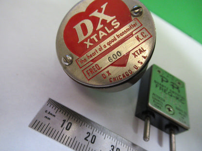 ANTIQUE DX PR XTALS QUARTZ CRYSTAL FREQUENCY CONTROL RADIOA AS PICTURED T6-B-36