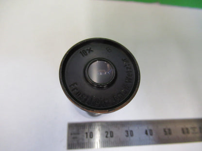 ANTIQUE ERNST LEITZ  10X OCULAR EYEPIECE MICROSCOPE PART AS PICTURED &Z1-A-236