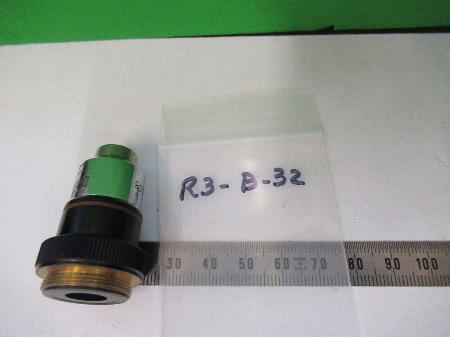 ZEISS OBJECTIVE 2.5X /160 PLAN OPTICS MICROSCOPE PART AS PICTURED &R3-B-32