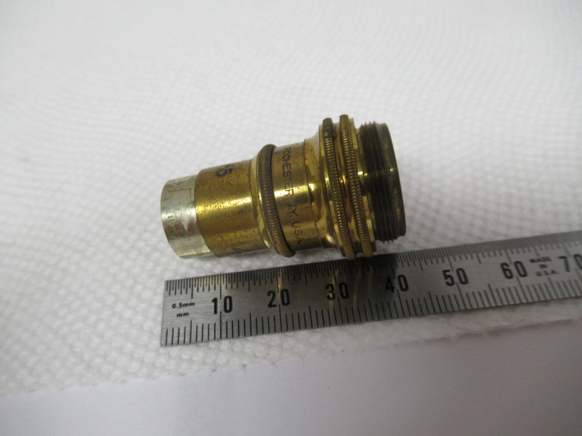 Optical Vintage Microscope Objective 43X Bausch & Lomb Optics