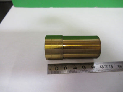 ANTIQUE BAUSCH LOMB BRASS CAN OBJECTIVE MICROSCOPE PART AS PICTURED  V1-A-04