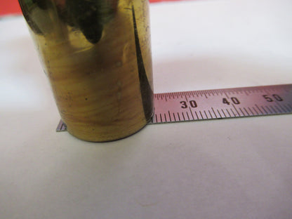 RARE ANTIQUE BRASS EYEPIECE OCULAR LENS MICROSCOPE PART AS PICTURED F8-A-71