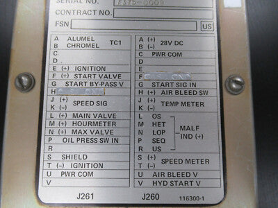 or Repair Solar Control Speed Temperature UH-60 Aircraft