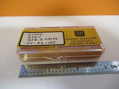 UDT UNITED DETECTOR TECHNOLOGY PHOTODIODE LOT 2 EA CHIPS LIGHT SENSOR &8C-A-84