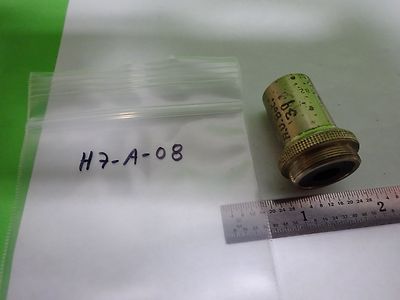 Microscope Part Vintage Objective Baker London 1/6 Optics