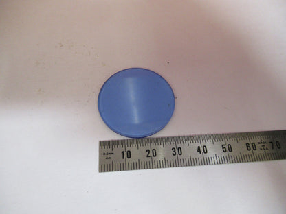 Optical Glass Bausch & Lomb Blue Filter Microscope Part Optics