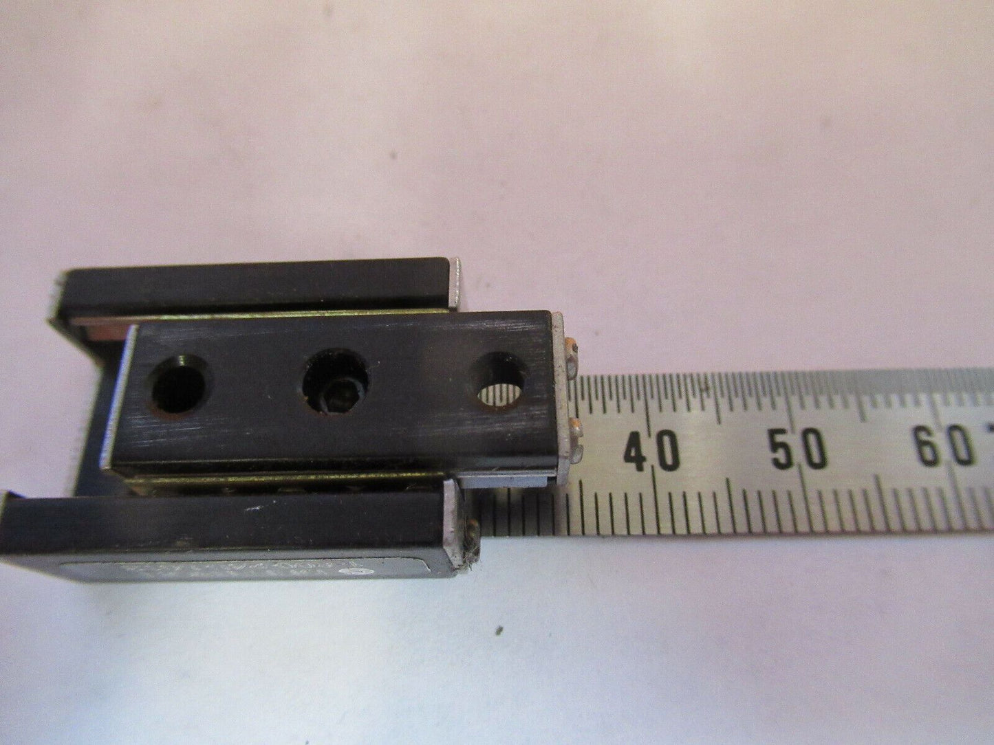 DEL-TRON MINI LINEAR POSITIONING SLIDE BEARING PART AS PICTURED #1E-FT-55