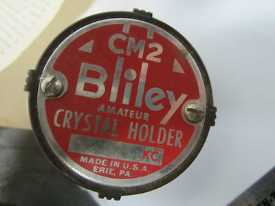 VINTAGE BLILEY CM2 QUARTZ CRYSTAL + ORIGINAL BOX FREQUENCY CONTROL  BIN#8C vii