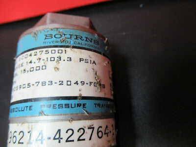 BOURNS ABSOLUTE PRESSURE TRANSDUCER 2004275001 SENSOR AS PICTURED &100-FT-2A
