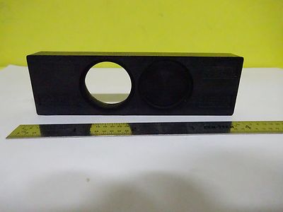 MICROSCOPE PART NIKON SHUT / CLEAR PATH SLIDE OPTICS AS IS BIN#W5-22