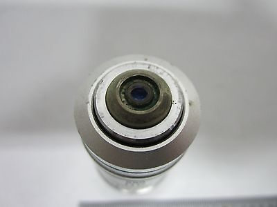 MICROSCOPE PART REICHERT OBJECTIVE 40X OPTICS AS IS BIN#M7-29