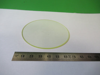 Optical Yellowish Glass Window Mil Spec Laser Optics