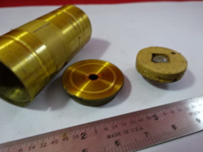 Antique Brass Portable Seeds Microscope Vintage Part AS IS