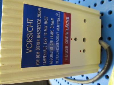 ZEISS AXIOTRON GERMANY LAMP HOUSING 447215 MICROSCOPE PART AS PICTURED #FT-3-40