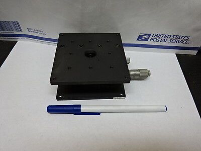 OPTICAL CHUO SEIKI STAGE MICROMETER LASER OPTICS AS IS #82-08-B