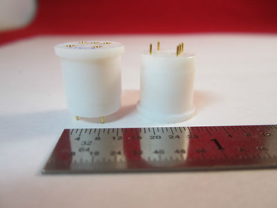 LOT 2 EA TEFLON AUGAT SOCKET FOR T0-8 COMPONENTS BIN#5M-25