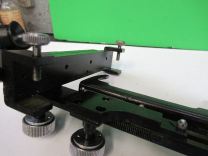 ANTIQUE UNIVERSAL AO SPENCER XY CLIPS MICROSCOPE PART AS PICTURED U9-A-31