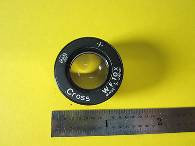 Optical Lens Nsk Japan Cross W.f. 10X Laser Optics