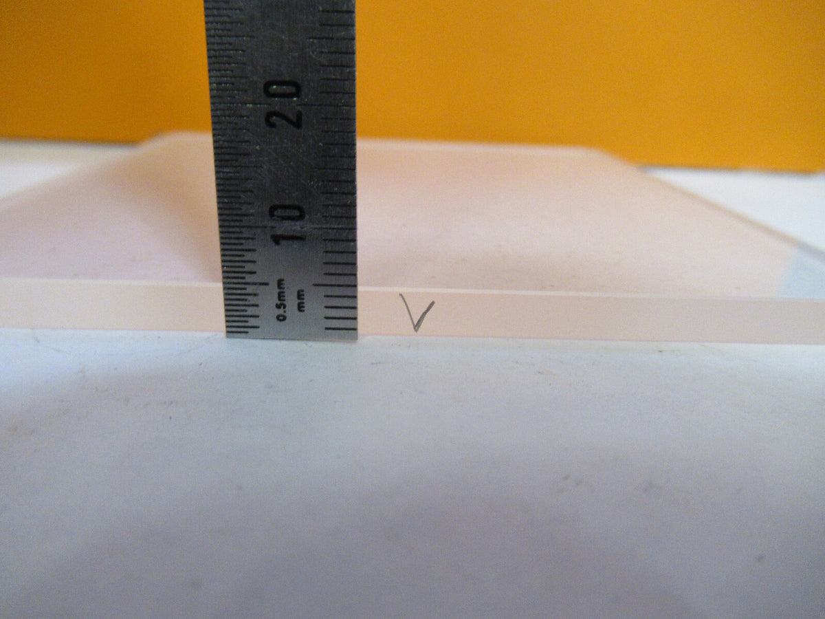 COHERENT BK7 GLASS FLAT OPTICAL HIGH END OPTICS AS PICTURED X6-A-10