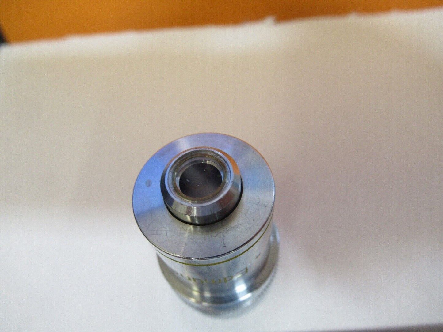 EDMUND SCIENTIFIC JAPAN 10X OBJECTIVE OPTICS MICROSCOPE PART AS PICTURED A4-A-34