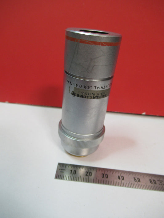 Industrial Lwd Bausch & Lomb Objective 50X Microscope Part