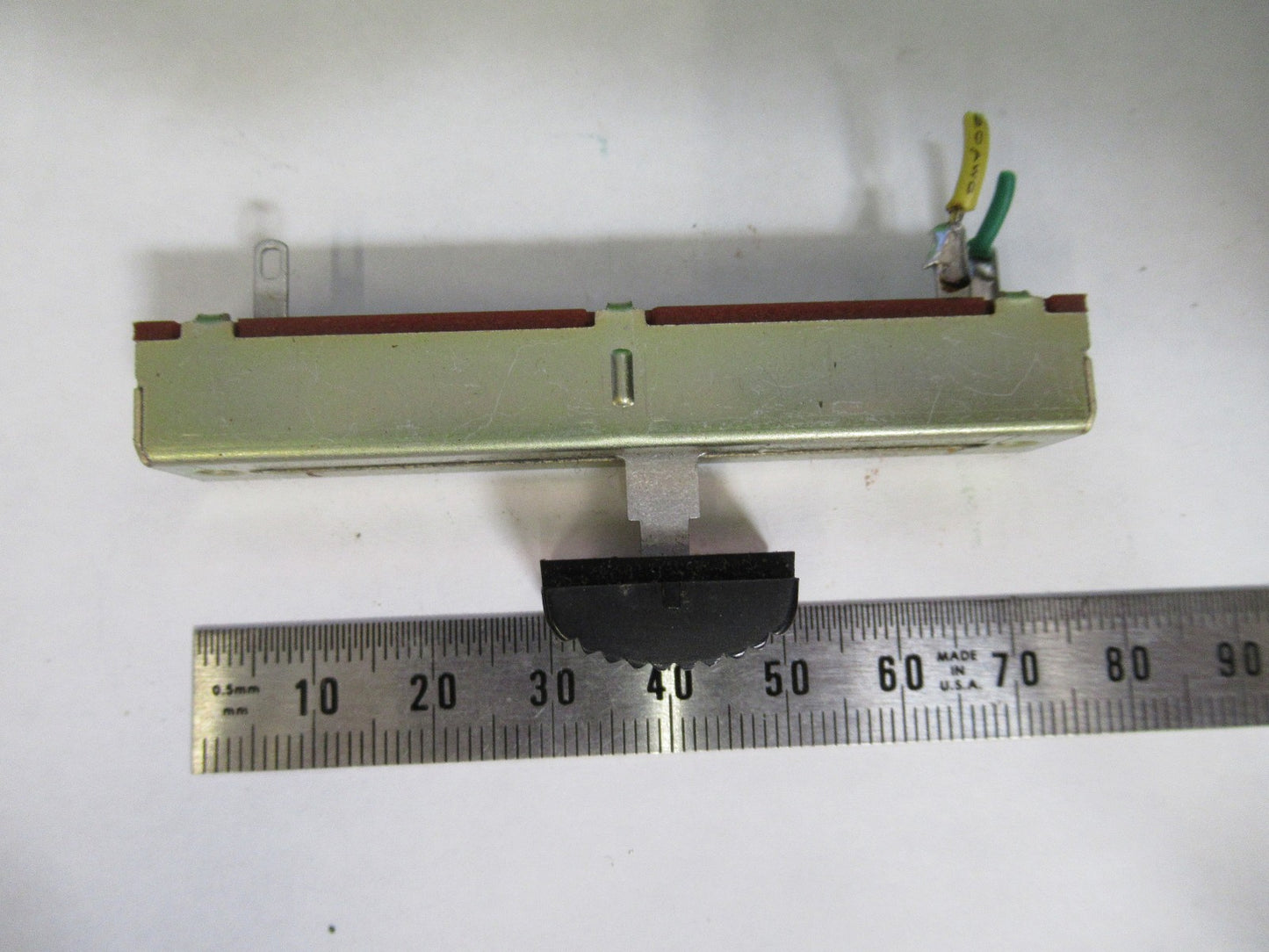 OLYMPUS JAPAN SLIDE DIMMER SWITCH MICROSCOPE PART AS PICTURED Y3-B-42