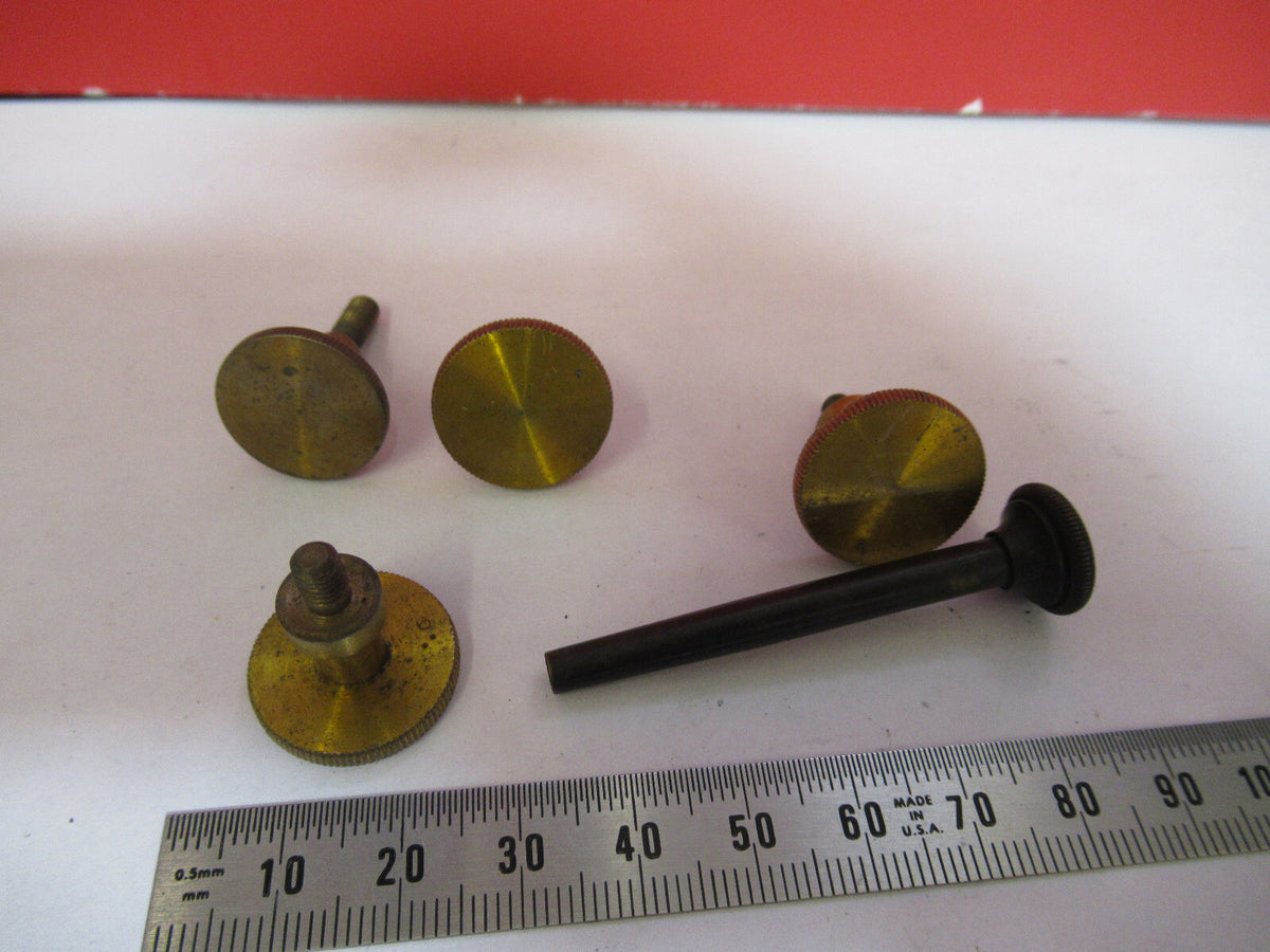 ANTIQUE BRASS LOT VERY OLD SCOPES MICROSCOPE PART AS PICTURED S3-B-03