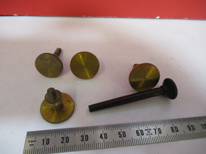ANTIQUE BRASS LOT VERY OLD SCOPES MICROSCOPE PART AS PICTURED S3-B-03