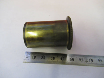 Antique Brass UK Eyepiece Rare Lens Optics Microscope Part