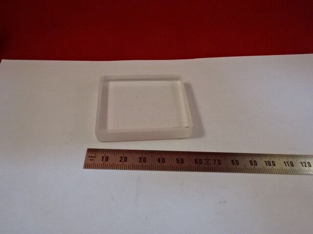 SLAB POLISHED SYNTHETIC QUARTZ SINGLE CRYSTAL HIGH PRESSURE SEED INSIDE &5-DT-D