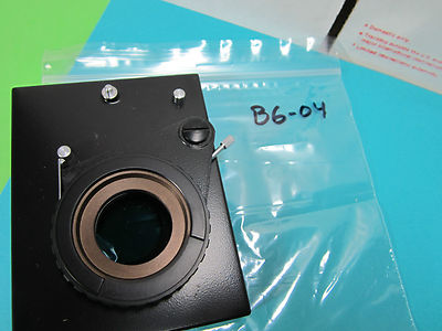 MICROSCOPE PART POLARIZER INSERT GERMANY POLARIZED OPTICS AS PICTURED BIN#B6-04