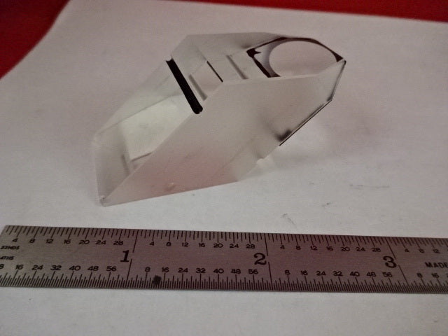 Microscope Part Nikon Japan Glass Prism [chipped] Optics