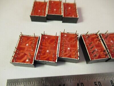 LOT 9 PCS LED SEGMENTS NUMBER DISPLAY 1990-0431 COMPONENT AS PICTURED &P7-FT-82
