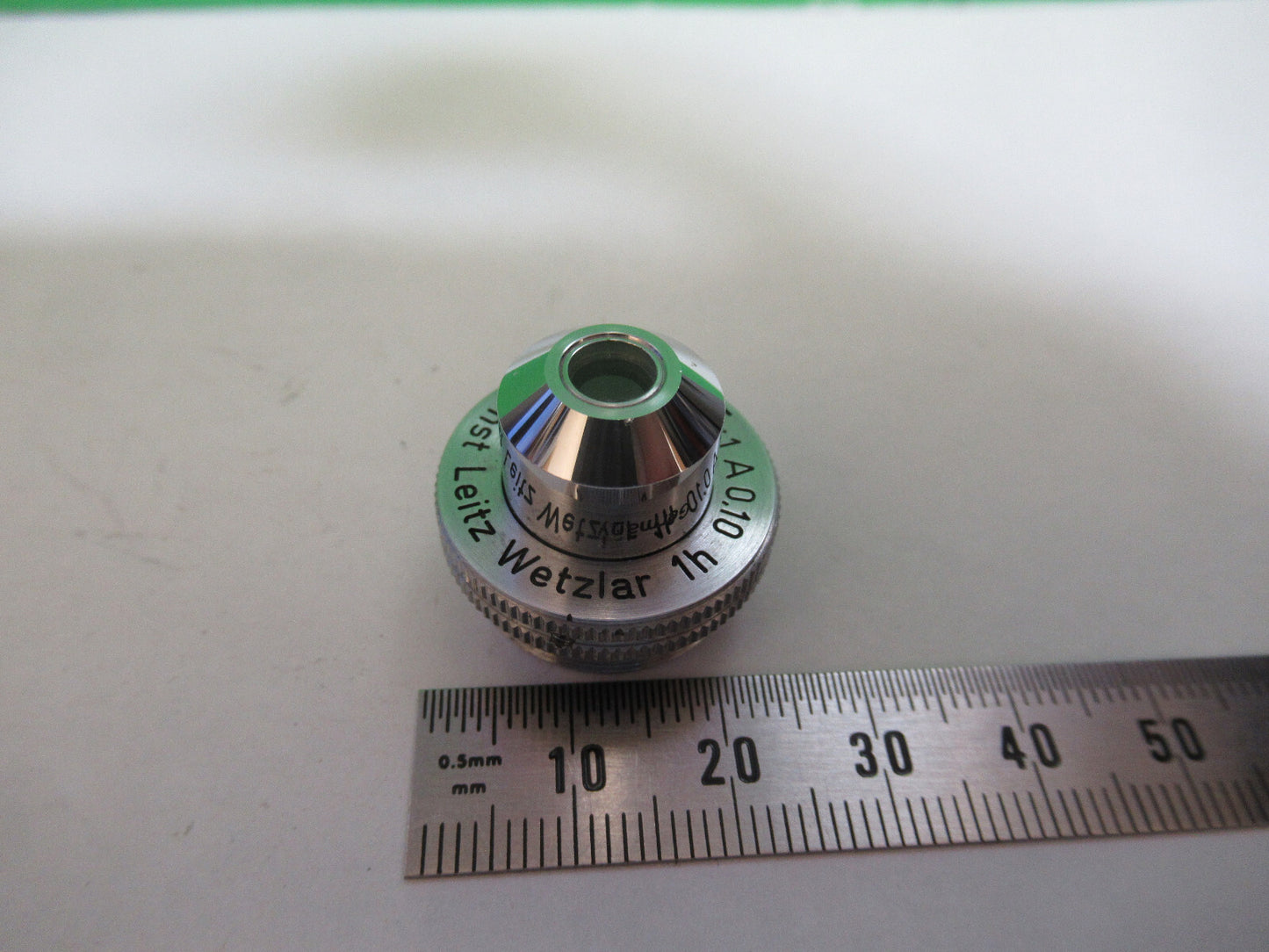 ERNST LEITZ WETZLAR OBJECTIVE 3.5X /170 MICROSCOPE PART AS PICTURED P2-B-13