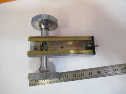 UNITRON JAPAN KNOBS STAGE HOLDER MICROSCOPE PART AS PICTURED #P4-B-28