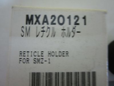MICROSCOPE PART NIKON MXA20121 RETICLE HOLDER SMZ-1 OPTICS AS IS  BIN#19V-B-18