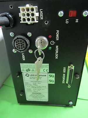 Powerful Argon Laser Jds Uniphase 2214-10SLA Optics + Power Supply