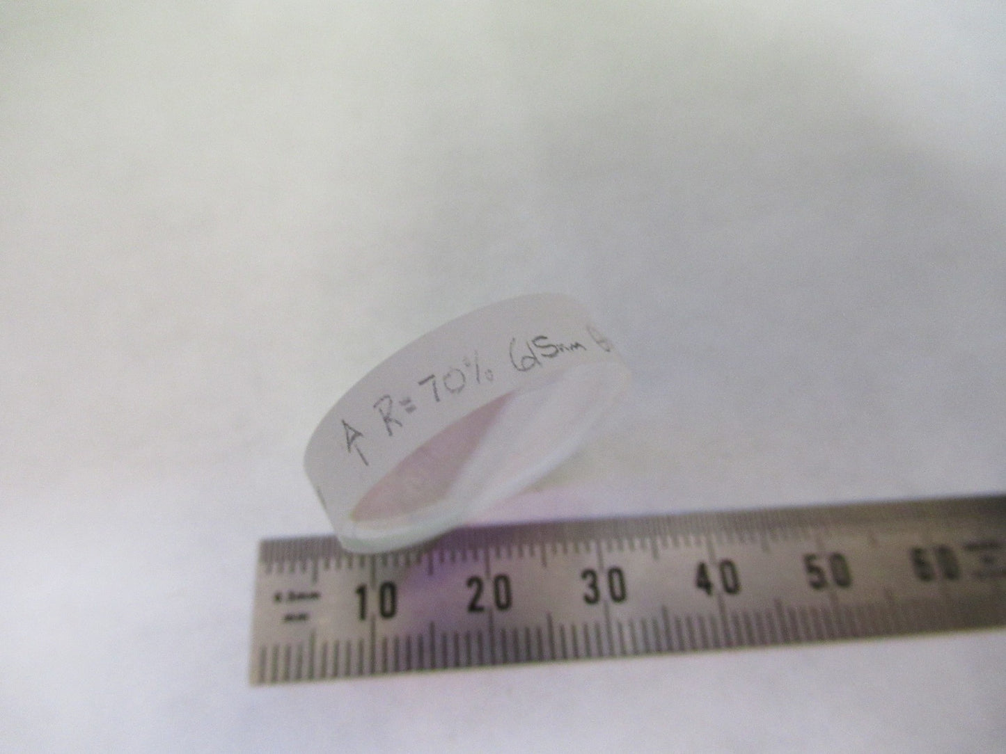 OPTICAL COATED DICHROIC MIRROR FILTER LASER OPTICS LENS AS PICTURED U8-A-127