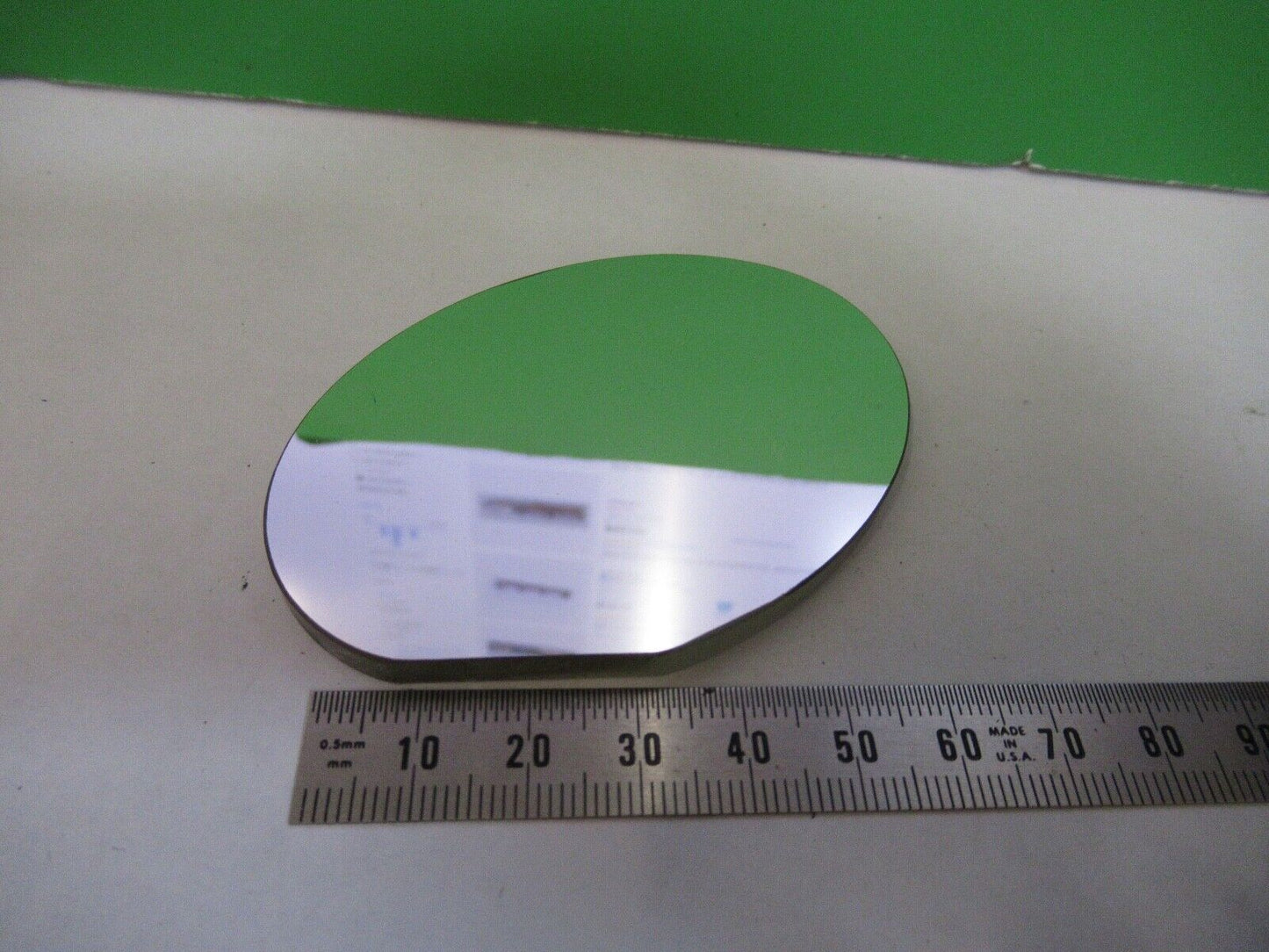 OPTICAL MIL SPEC MIRROR FLAT LASER OPTICS  AS PICTURED 18-FT-33