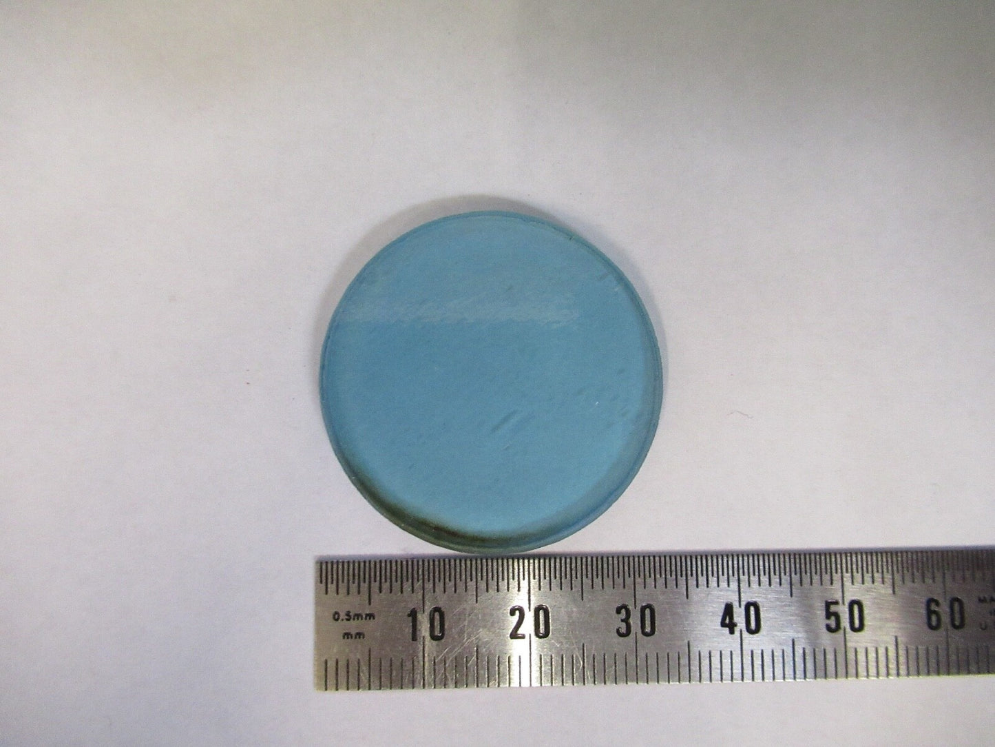 ANTIQUE BAUSCH LOMB GLASS FILTER HEAT ABSORB MICROSCOPE PART AS PICTURED G5-A-44