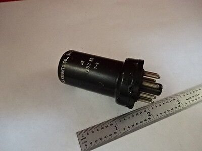 ANTIQUE QUARTZ RADIO CRYSTAL JK JAMES KNIGHT 192 Kc FREQUENCY CONTROL  #AH-30