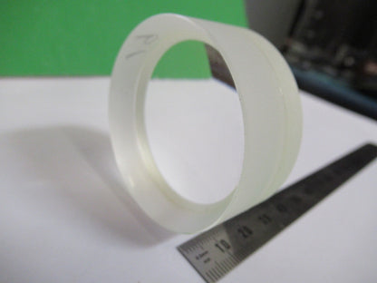 OPTICAL BK7 THICK DOUBLET LENS CONCEX CONCAVE LASER OPTICS AS PICTURED X4-A-83