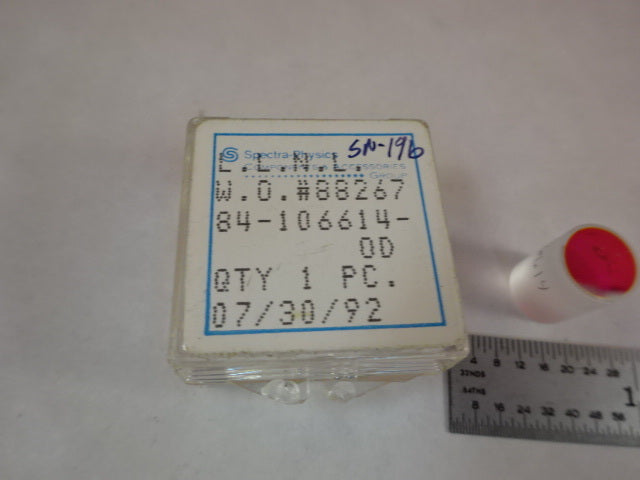 Optical Spectra-Physics Coated Output Lens Laser Optics
